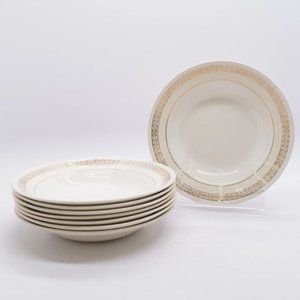 Homer Laughlin Georgian Eggshell Soup Bowls, Vintage from 1946, 8 Bowls